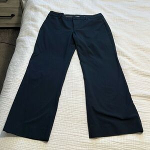 Navy pinstripe trouser Gap